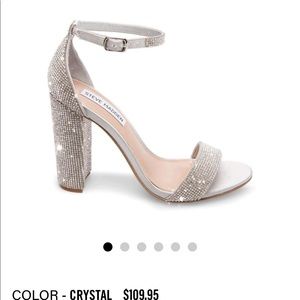Steve Madden Carrson Crystal rhinestone heels